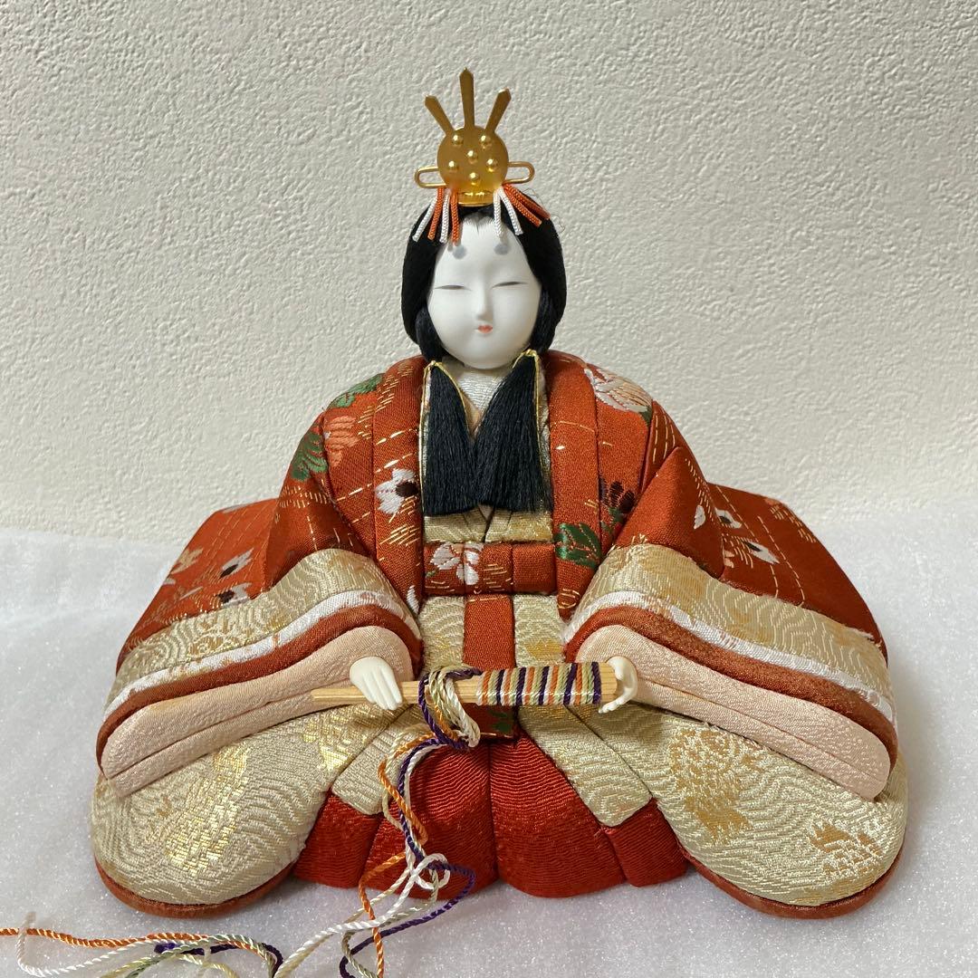15人　雛人形 木目込み　雛壇　お雛様　ひな人形　人形　ひな段　道具