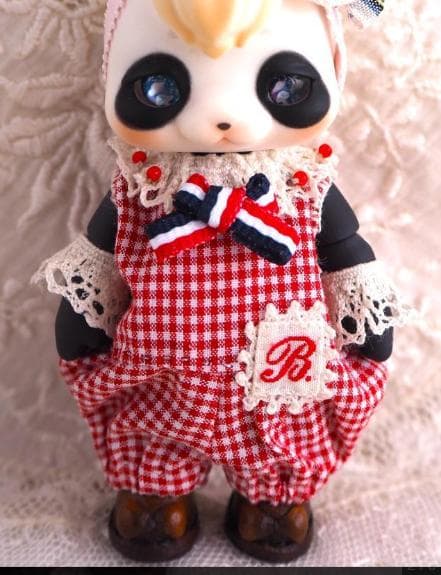 ギンガムロンパース2着セット cocoriang kumukuku