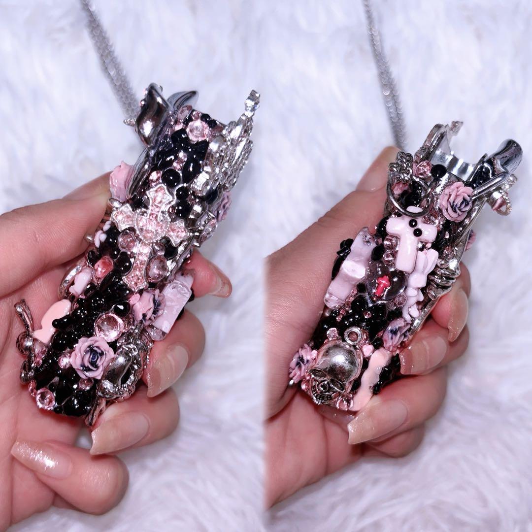 ライター ケース デコ 埋めつくし 平成女児 ギャル