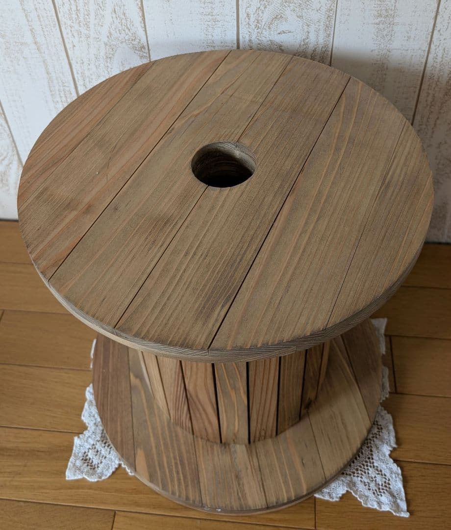 ハンドメイド.*゜*•木製ドラム♥︎⁡穴あり花台etc…