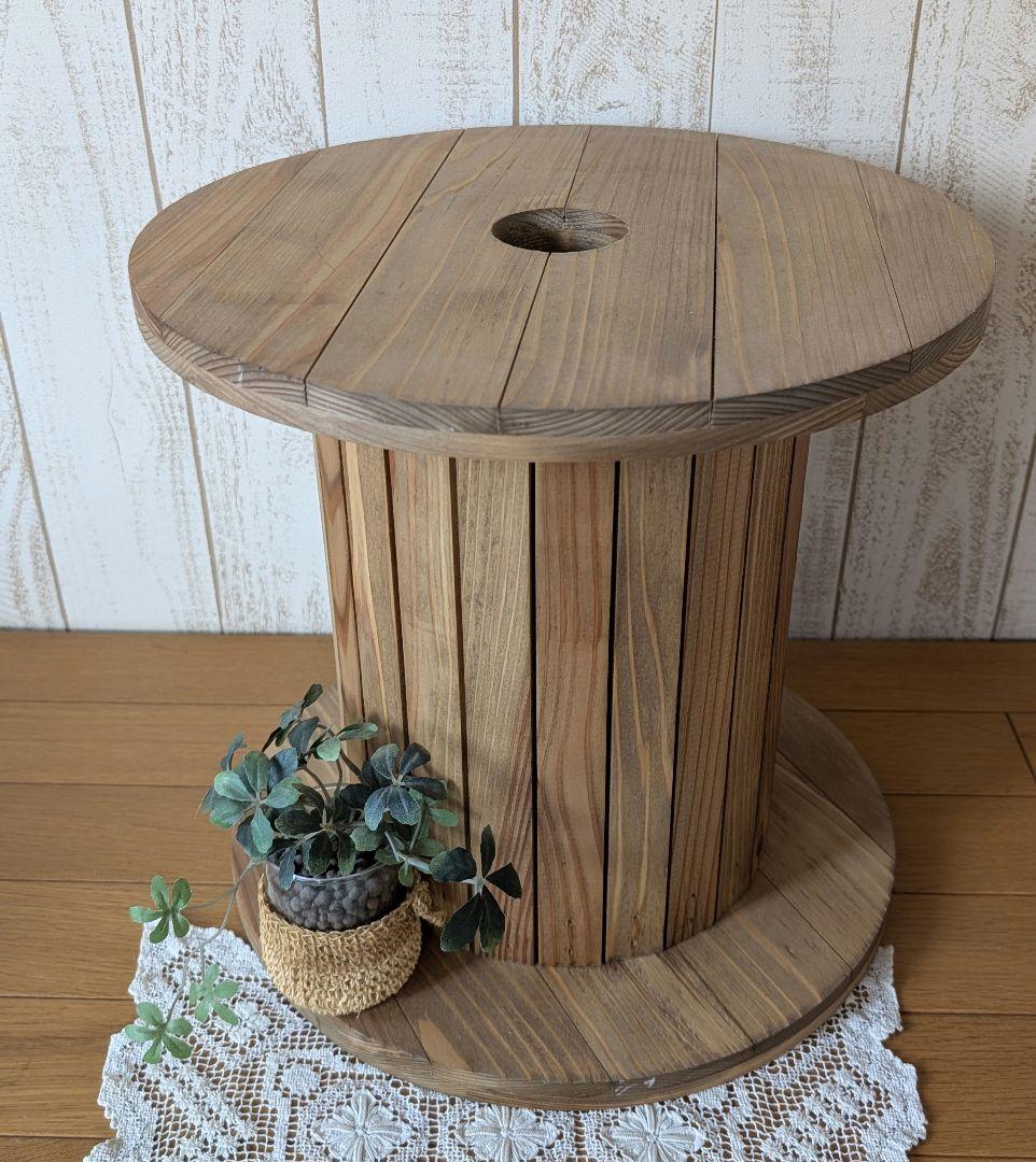 ハンドメイド.*゜*•木製ドラム♥︎⁡穴あり花台etc…