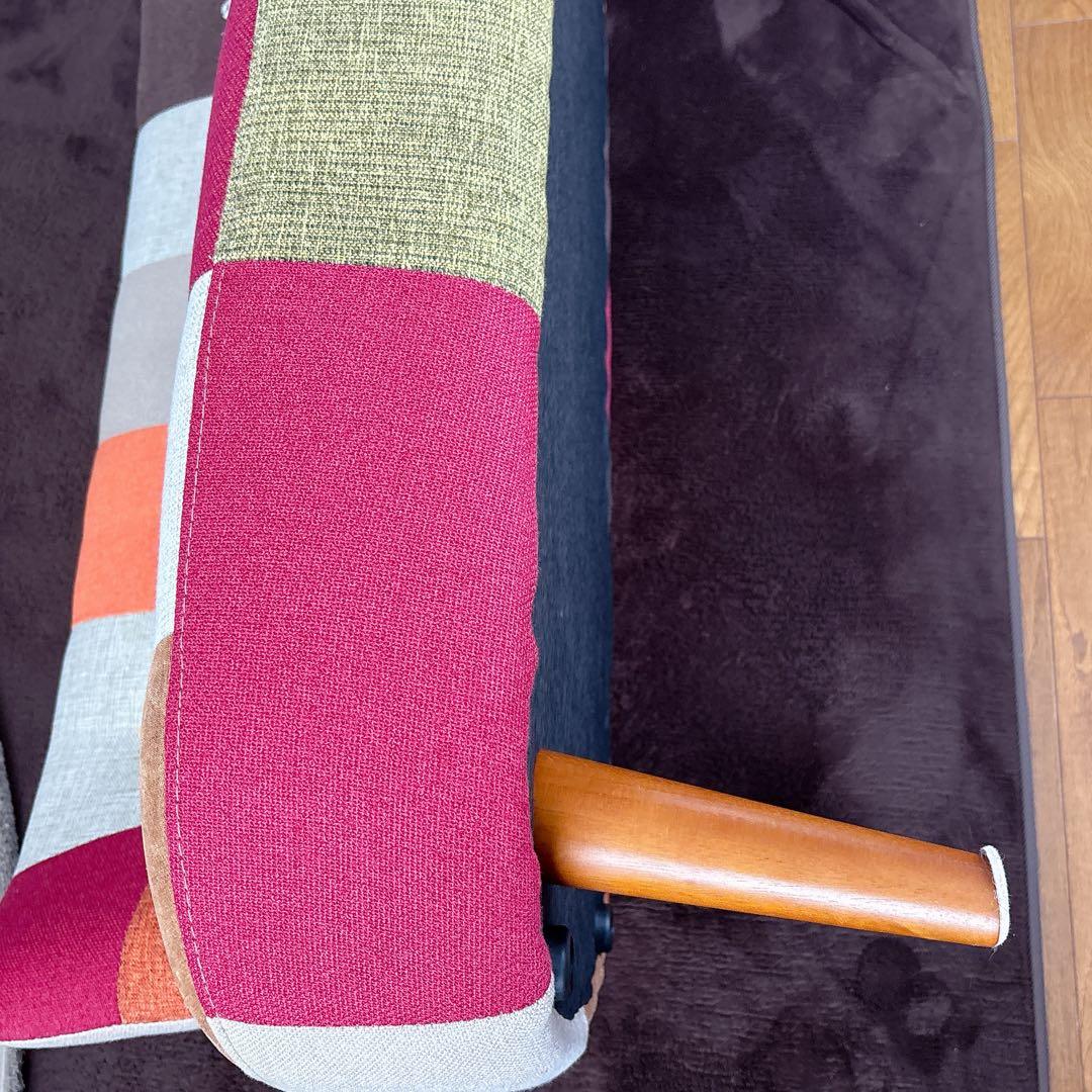 オシャレ】不二貿易 2人掛け ソファ パッチワーク ニノなのに インスタ映え