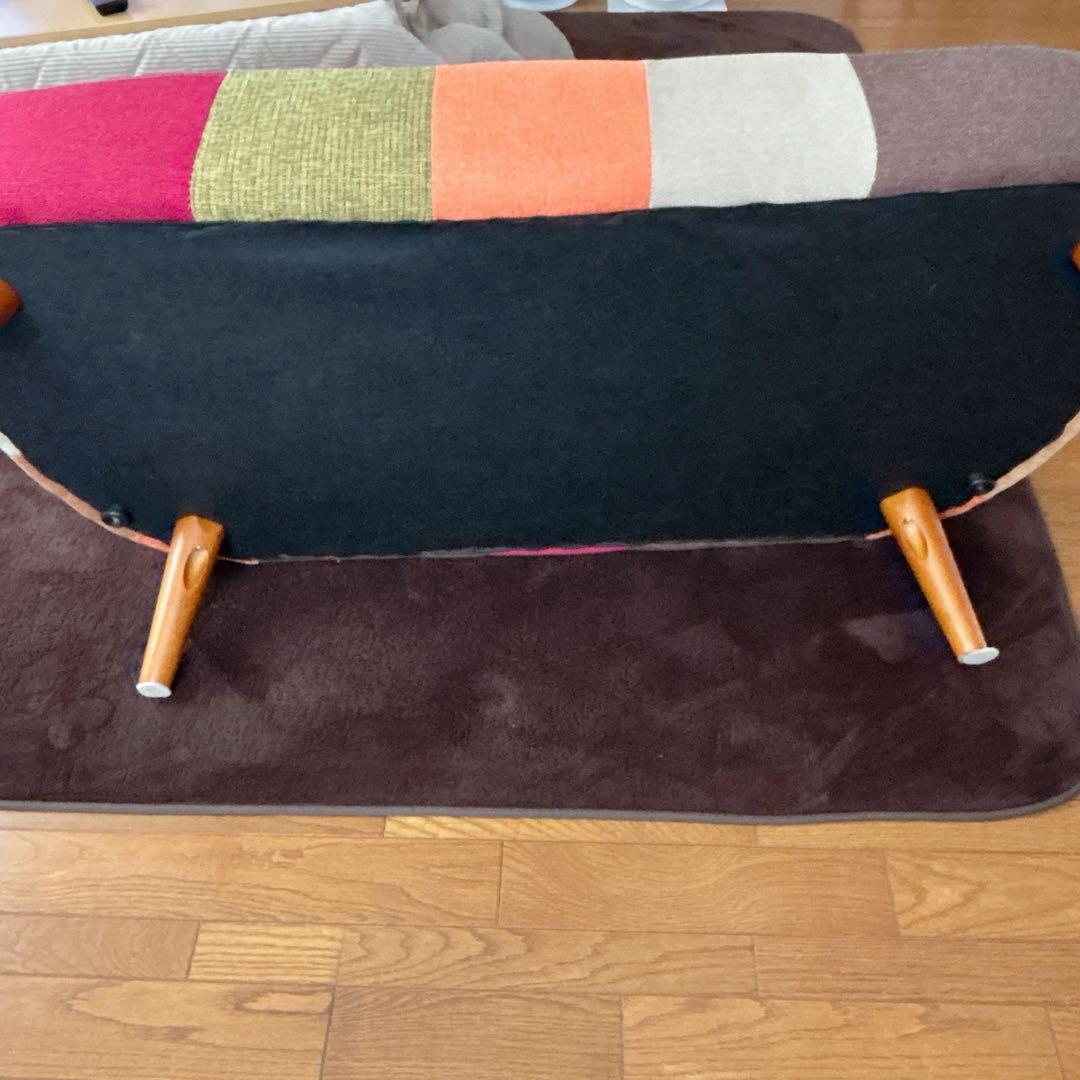 オシャレ】不二貿易 2人掛け ソファ パッチワーク ニノなのに インスタ映え