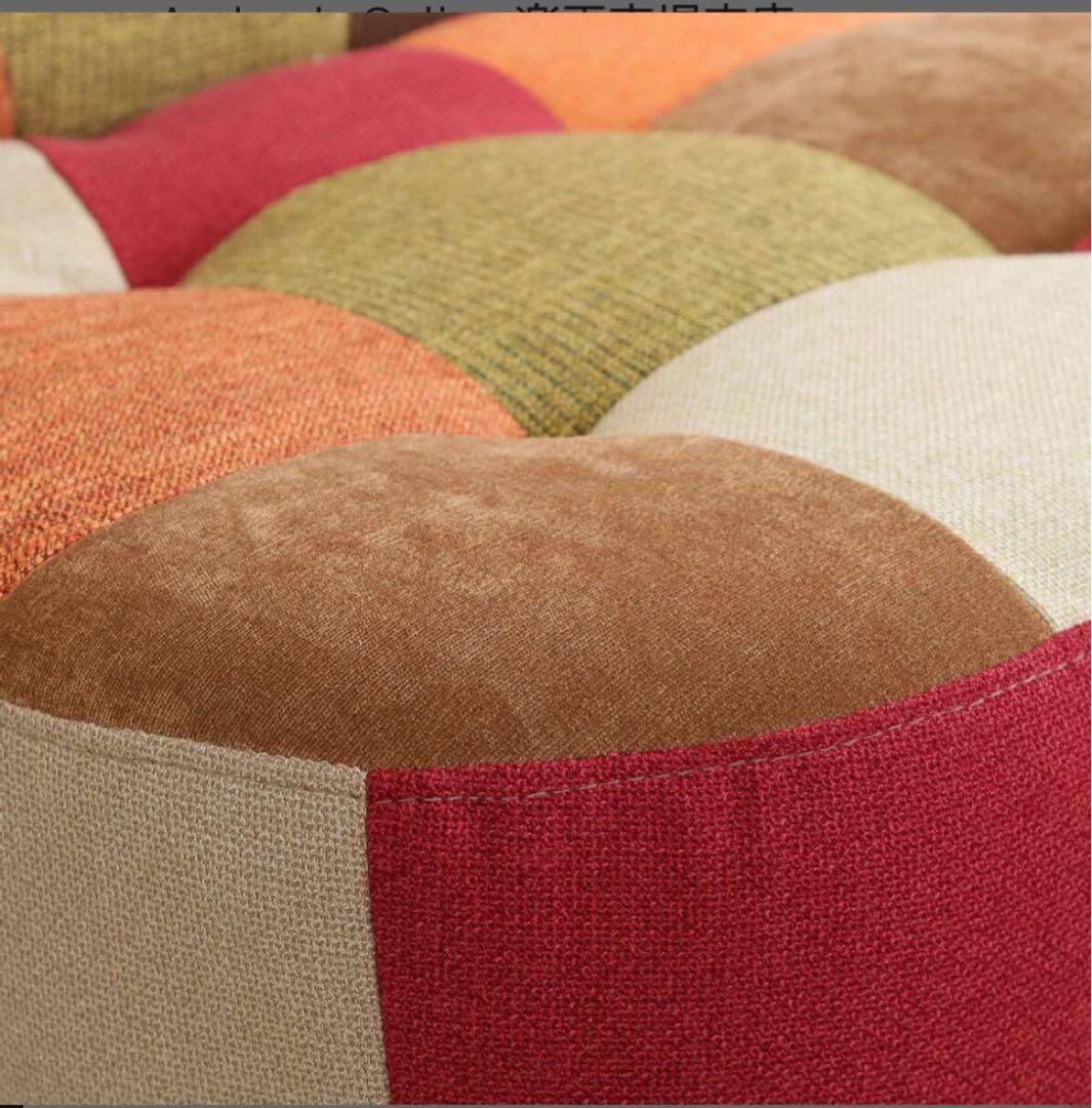 オシャレ】不二貿易 2人掛け ソファ パッチワーク ニノなのに インスタ映え