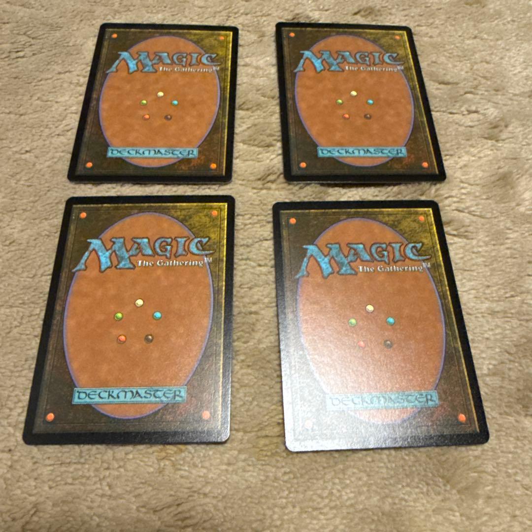 MTG 不毛の大地 英語 ボーダーレス ハロー Foil 3枚