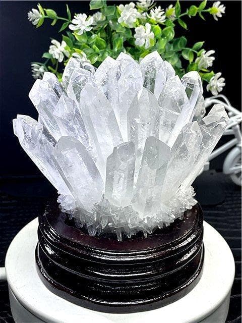 1400g超綺麗高透明度水晶クラスターB89B6/234B12B