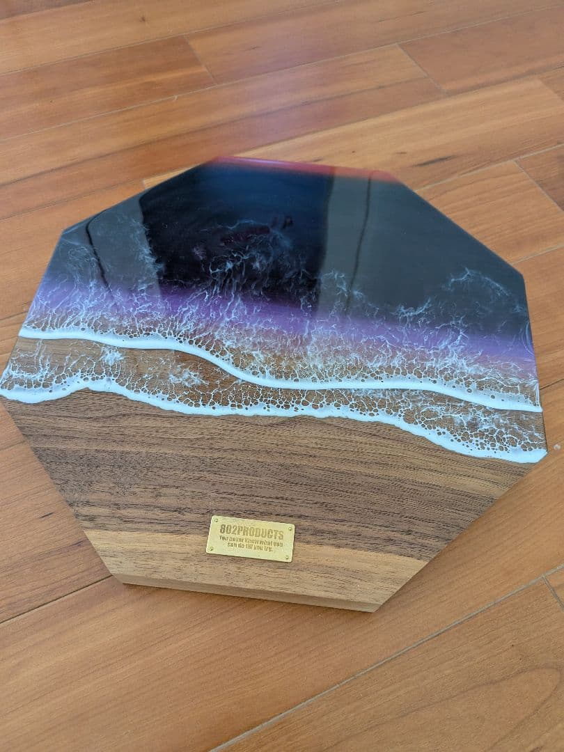 オクタゴンレジンテーブル 夜明け 802 products ウォールナット