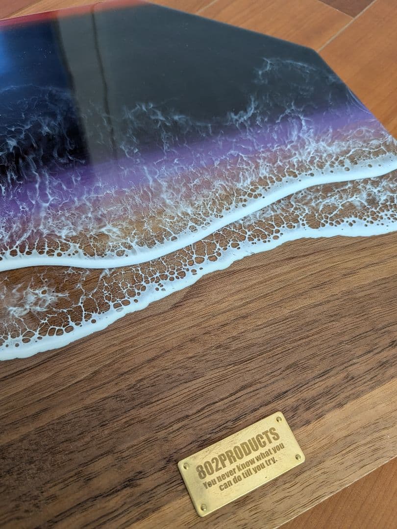 オクタゴンレジンテーブル 夜明け 802 products ウォールナット