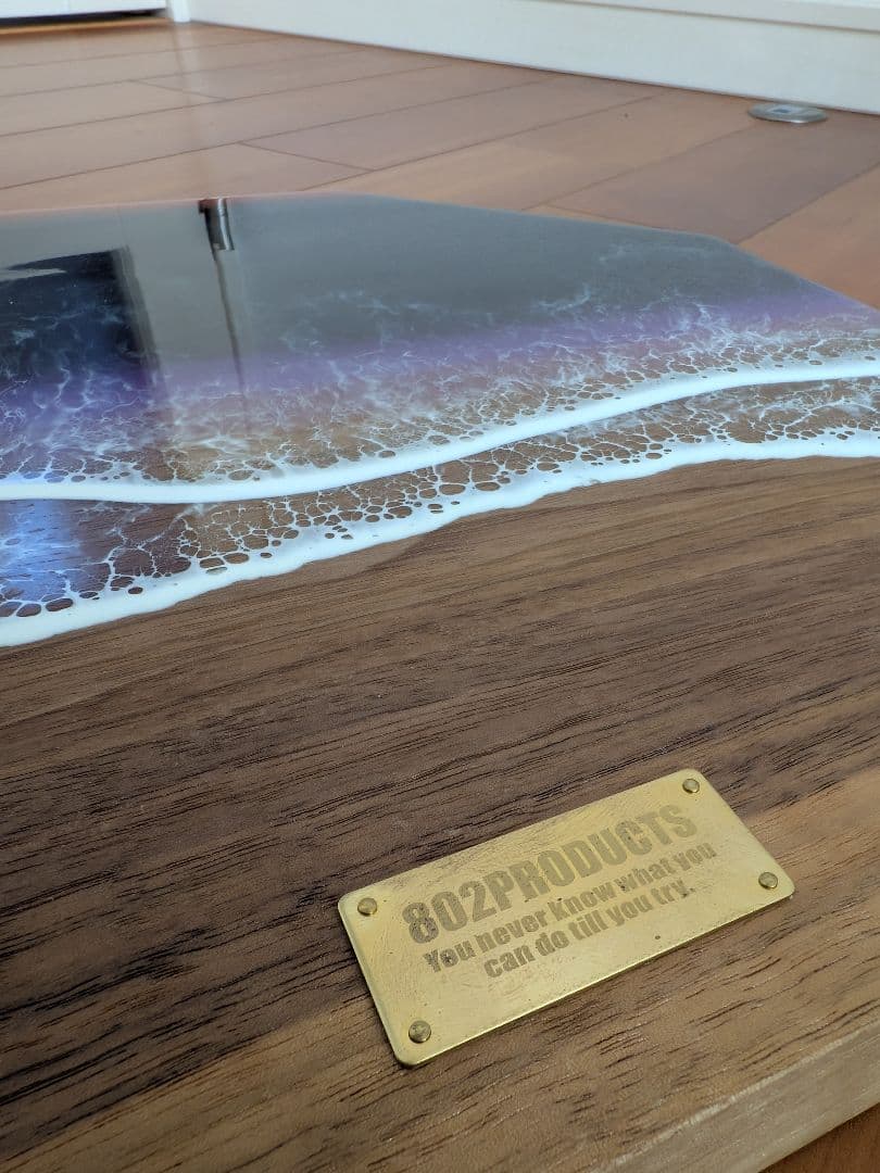 オクタゴンレジンテーブル 夜明け 802 products ウォールナット