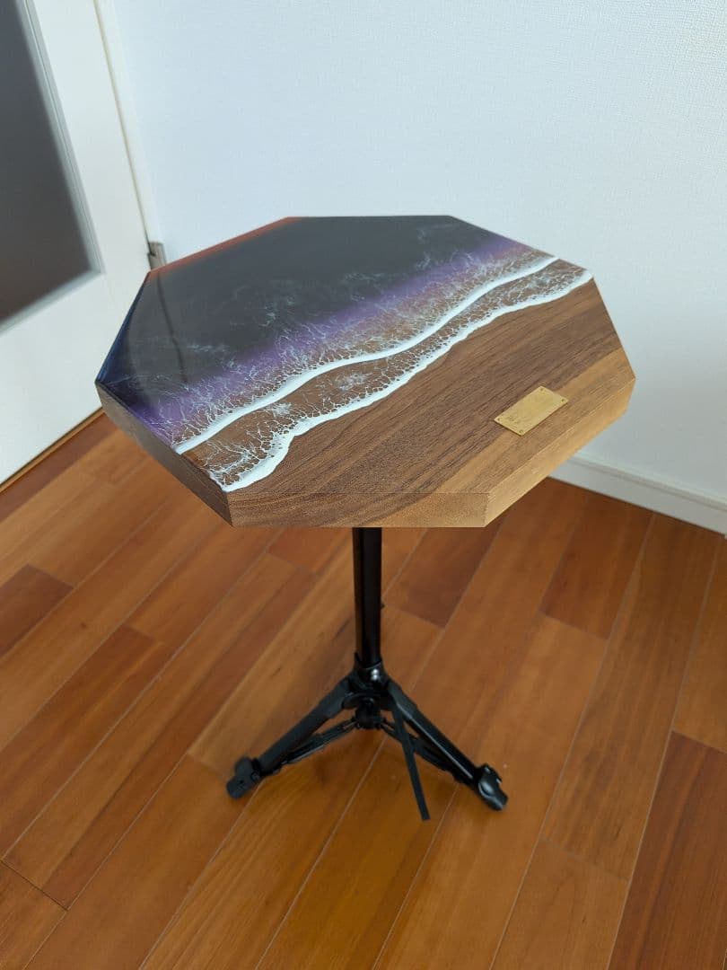 オクタゴンレジンテーブル 夜明け 802 products ウォールナット