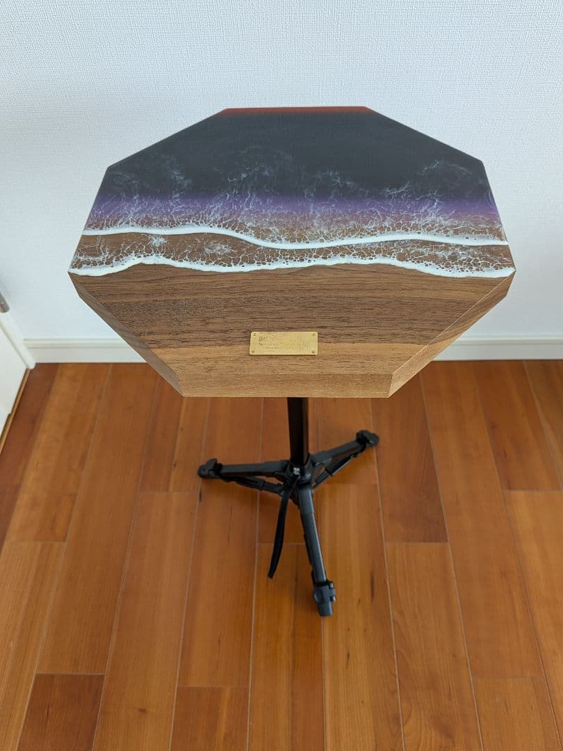 オクタゴンレジンテーブル 夜明け 802 products ウォールナット