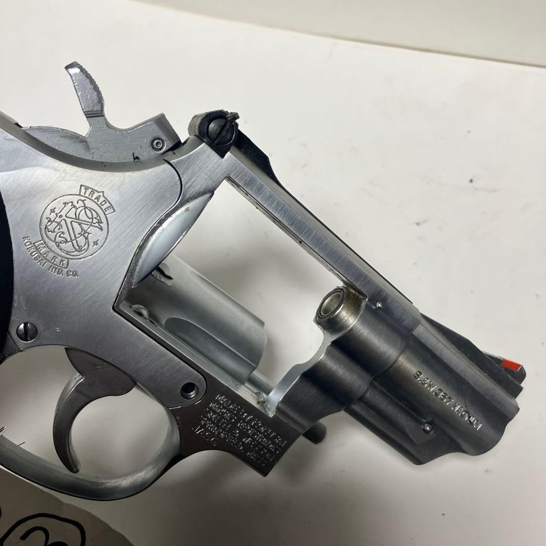 コクサイ S&W M19 357マグナム ガスリボルバー シルバー　ジャンク品