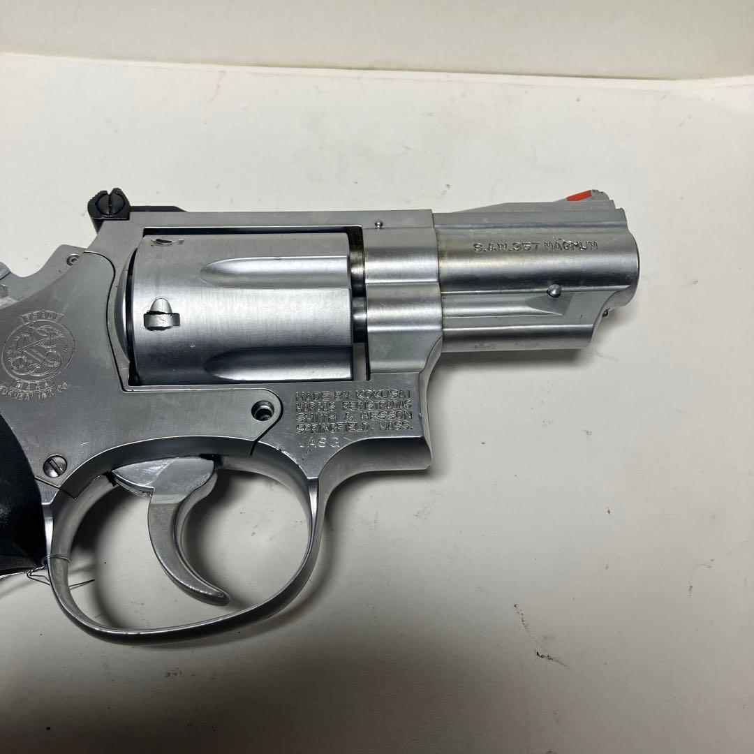 コクサイ S&W M19 357マグナム ガスリボルバー シルバー　ジャンク品