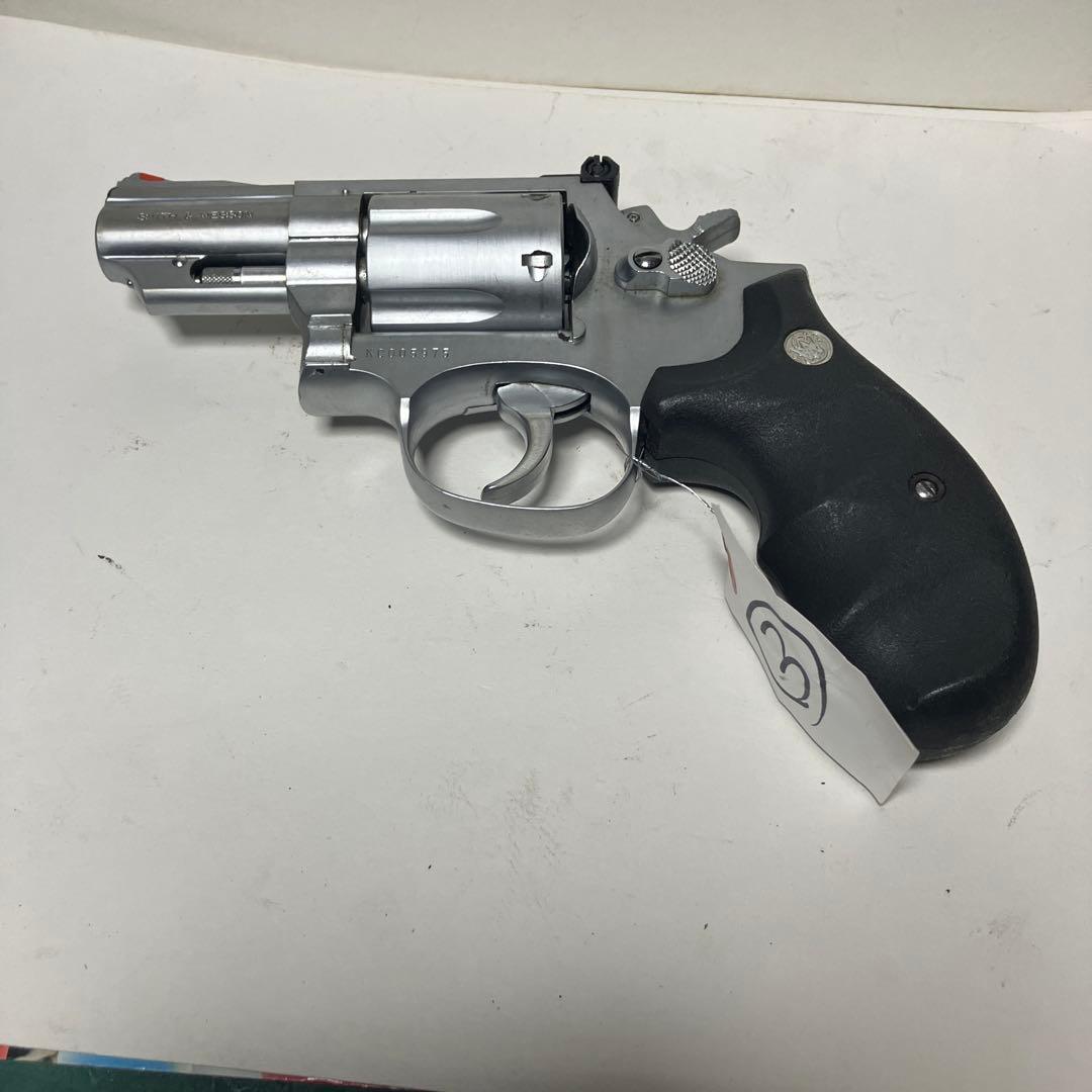 コクサイ S&W M19 357マグナム ガスリボルバー シルバー　ジャンク品