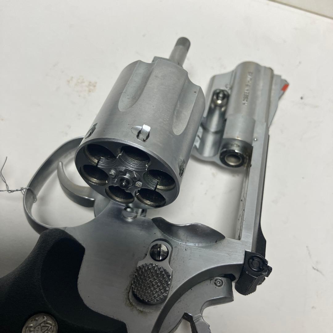 コクサイ S&W M19 357マグナム ガスリボルバー シルバー　ジャンク品