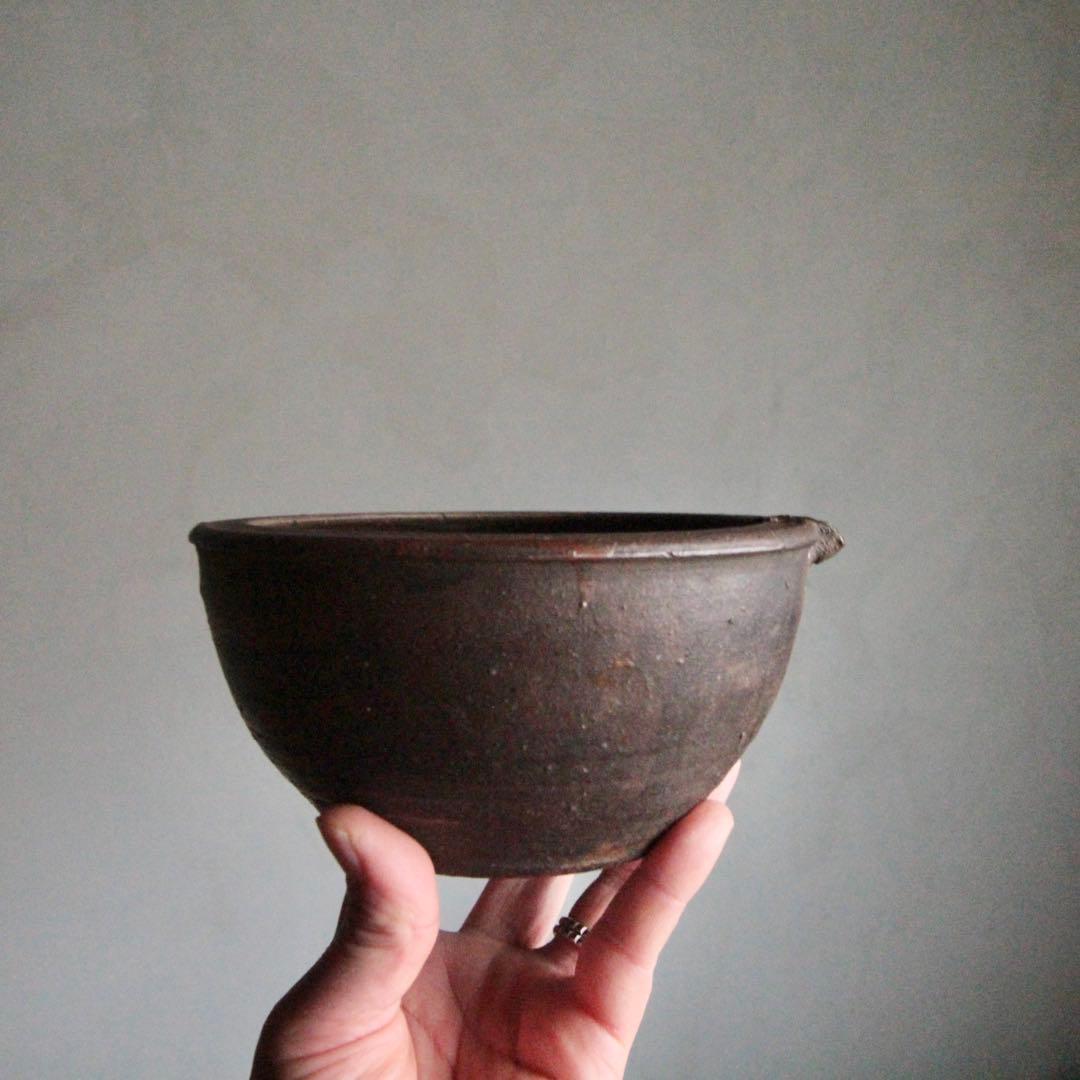 古丹波 片口 古美術 古道具 アンティーク 酒器 No.2