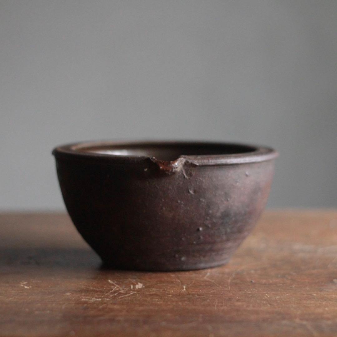 古丹波 片口 古美術 古道具 アンティーク 酒器 No.2