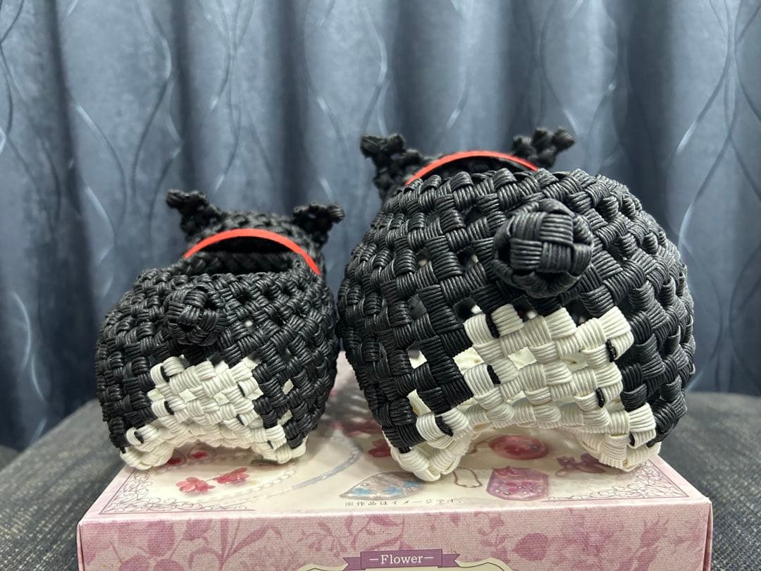 ダンプママです。シュナウザー犬　エコクラフト クラフトバンド