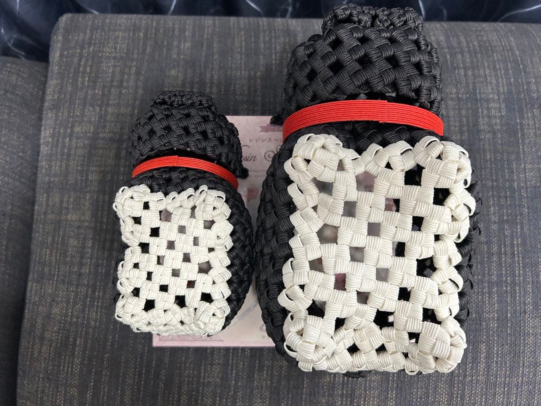 ダンプママです。シュナウザー犬　エコクラフト クラフトバンド