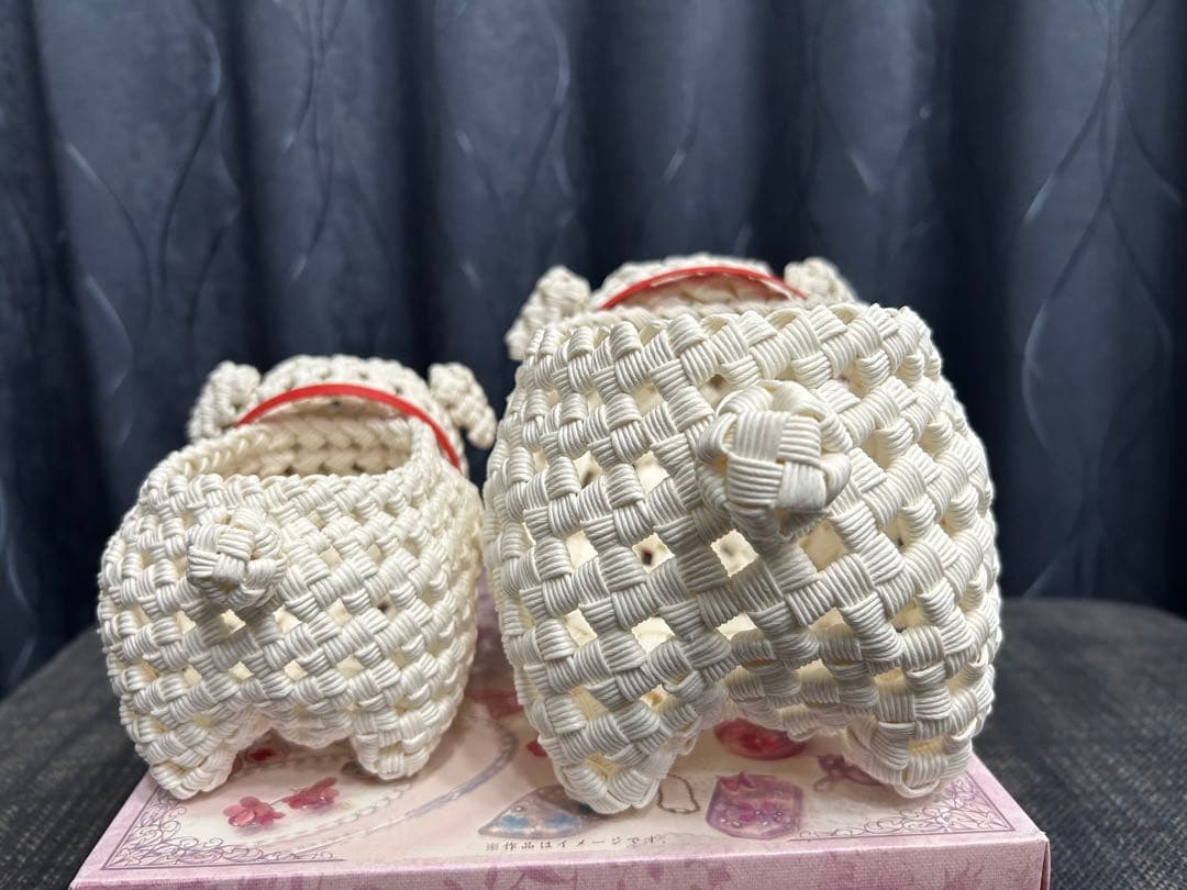 ダンプママです。シュナウザー犬　エコクラフト クラフトバンド