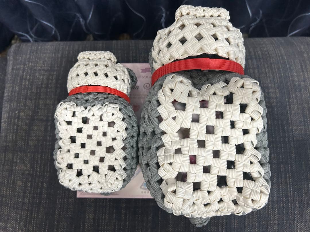 ダンプママです。シュナウザー犬　エコクラフト クラフトバンド