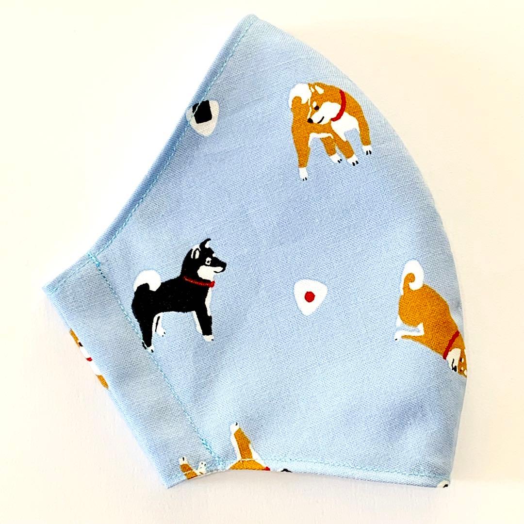 No.234 オーダーマスク　ハンドメイド　犬柄　柴犬　おにぎり　おまとめ割