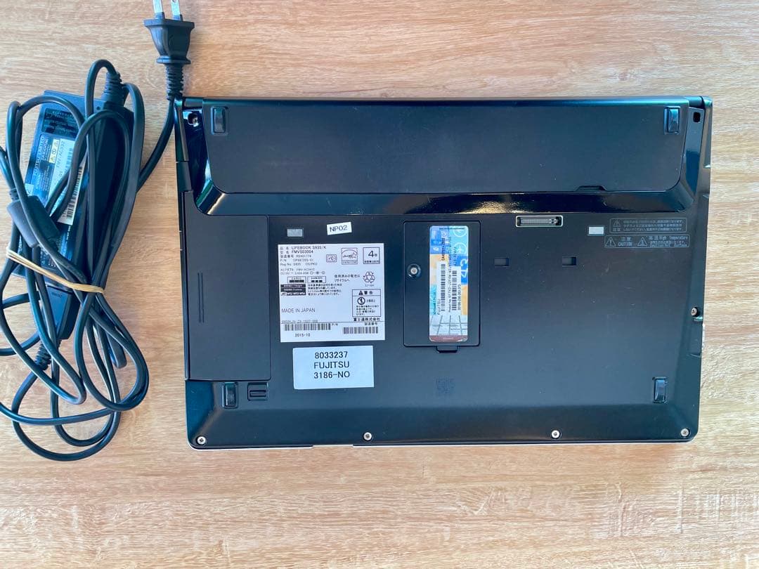 【ジャンク品】Fujitsu LIFEBOOK ノートPC 日本語キーボード