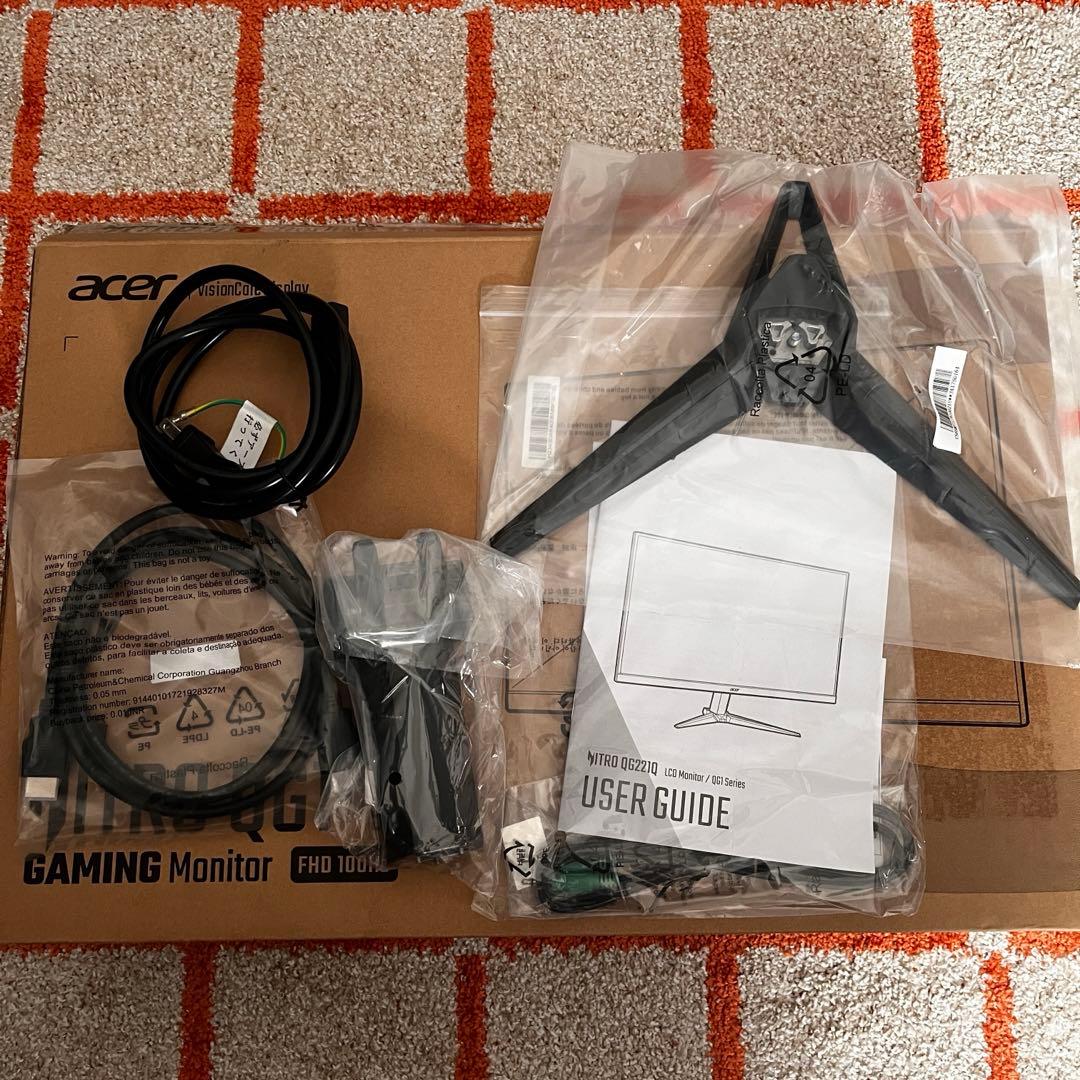 QG221QHbmiix Acer Nitro ゲーミングモニター