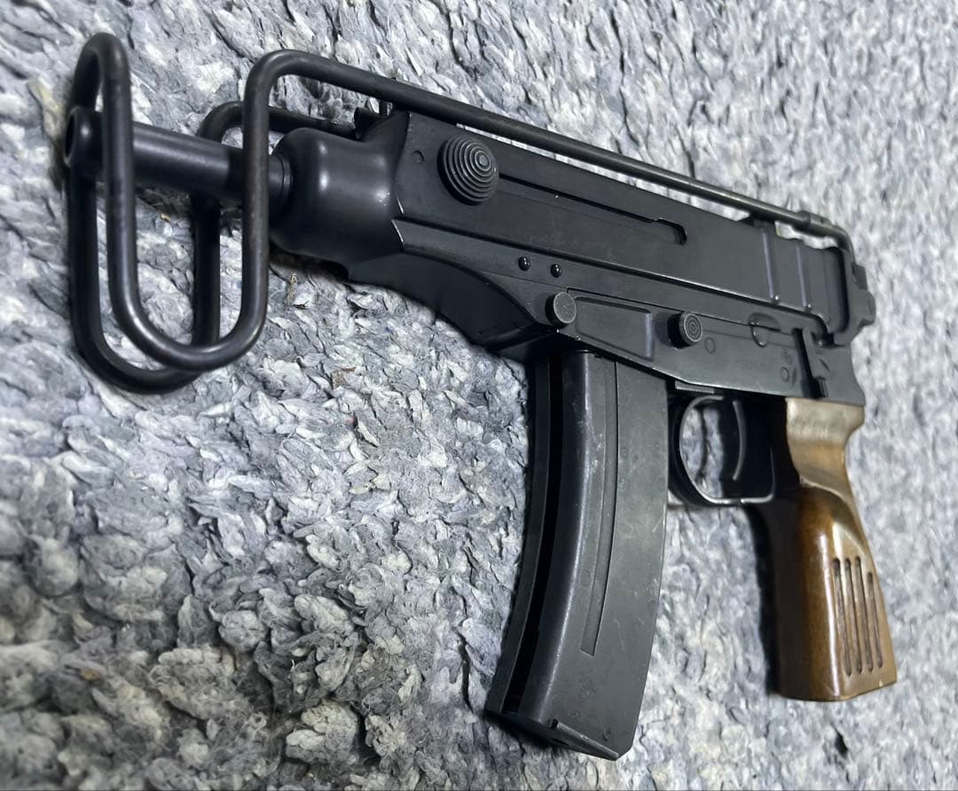 マルゼン　vz61スコーピオン　ガスガン　木製ストックカスタム　ブローバック