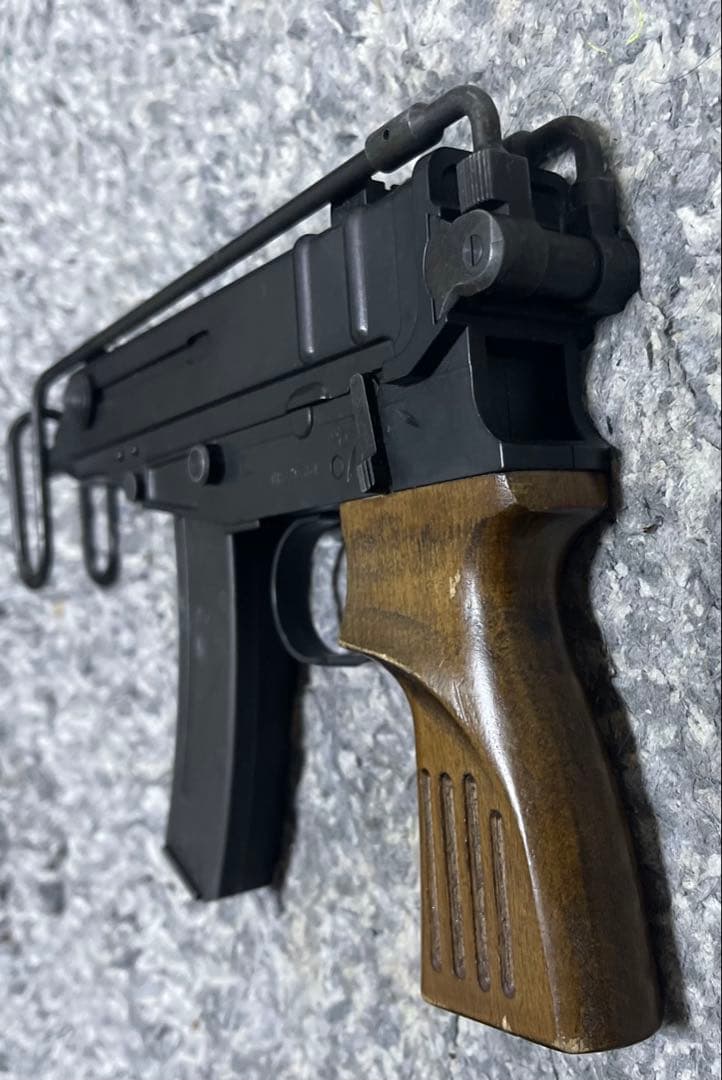 マルゼン　vz61スコーピオン　ガスガン　木製ストックカスタム　ブローバック