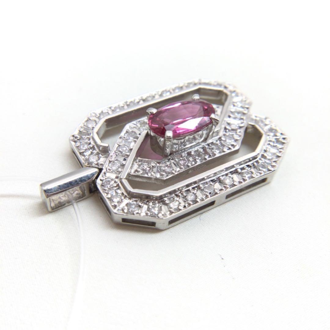 ルビー　ペンダントトップ　PT900