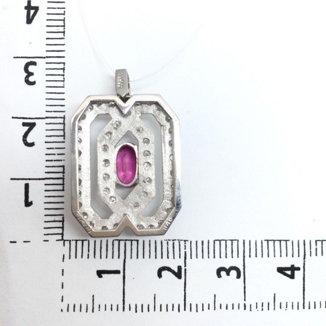 ルビー　ペンダントトップ　PT900