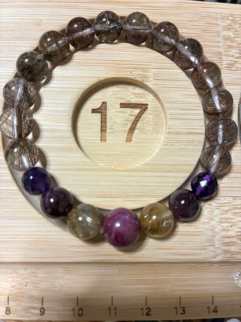 ルビー タイチンルチルクォーツ ガーネット レッドルチルクォーツ ブレスレット