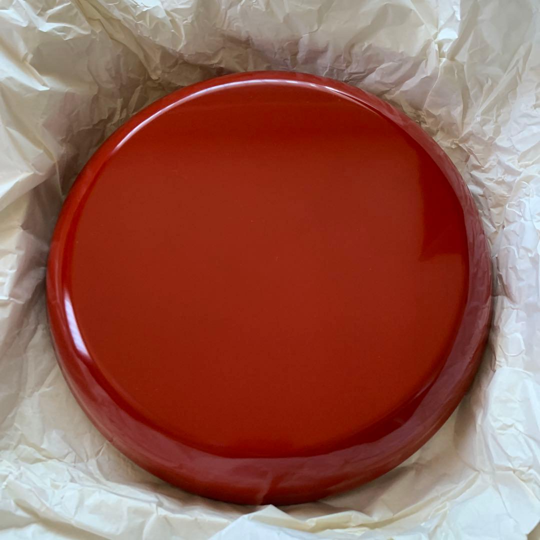 漆鉢　川上漆宝堂　朱色