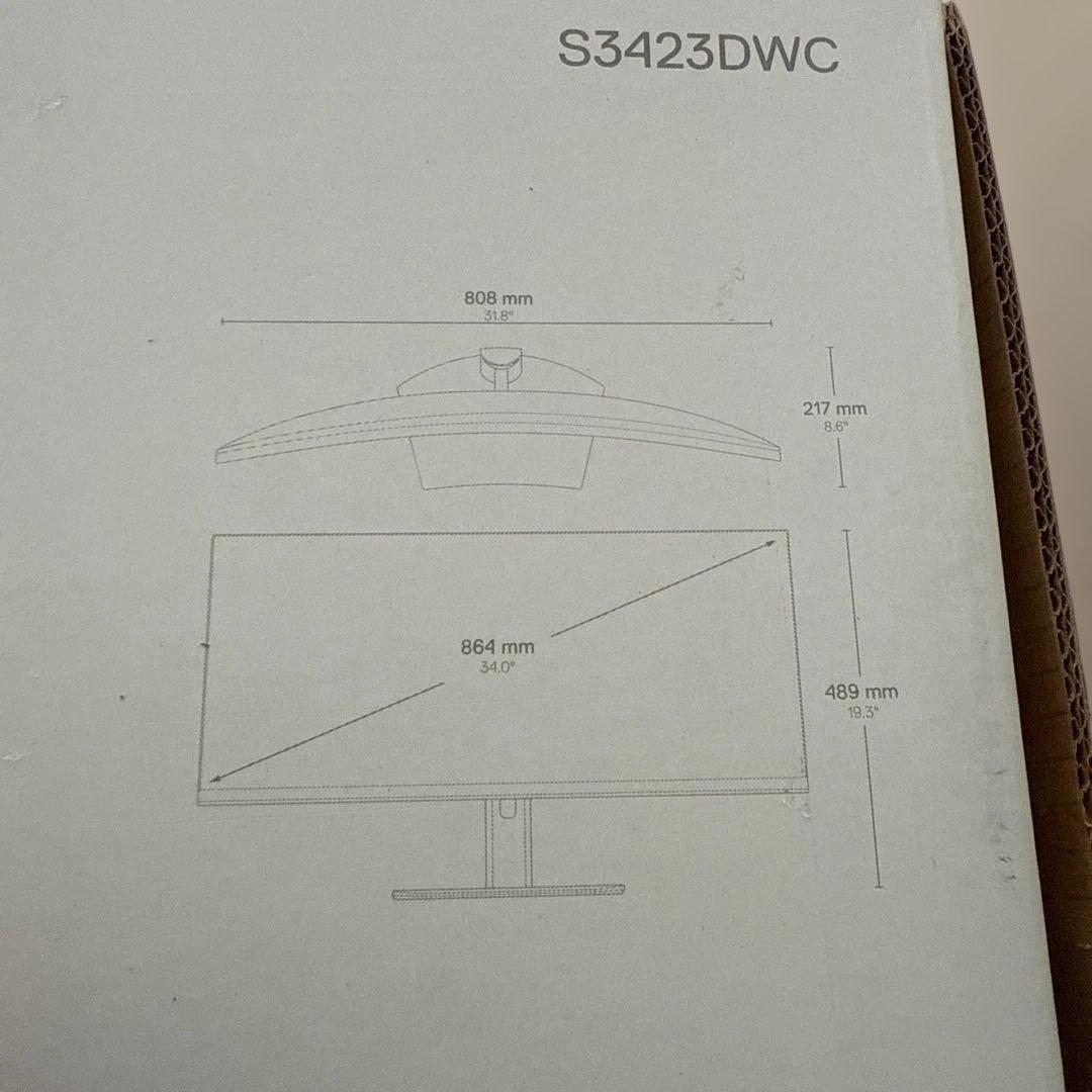 Dell S3423DWC 34インチ