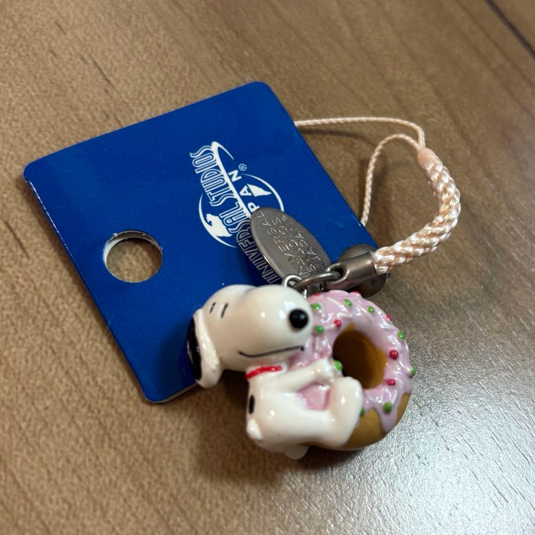 USJ PEANUTS スヌーピー スイーツストラップ ドーナツ