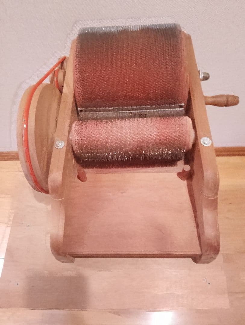 アシュフォード社 ドラムカーダー 塵取り受け付きカスタムラック