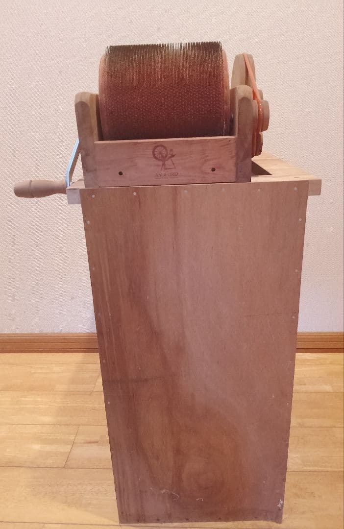 アシュフォード社 ドラムカーダー 塵取り受け付きカスタムラック