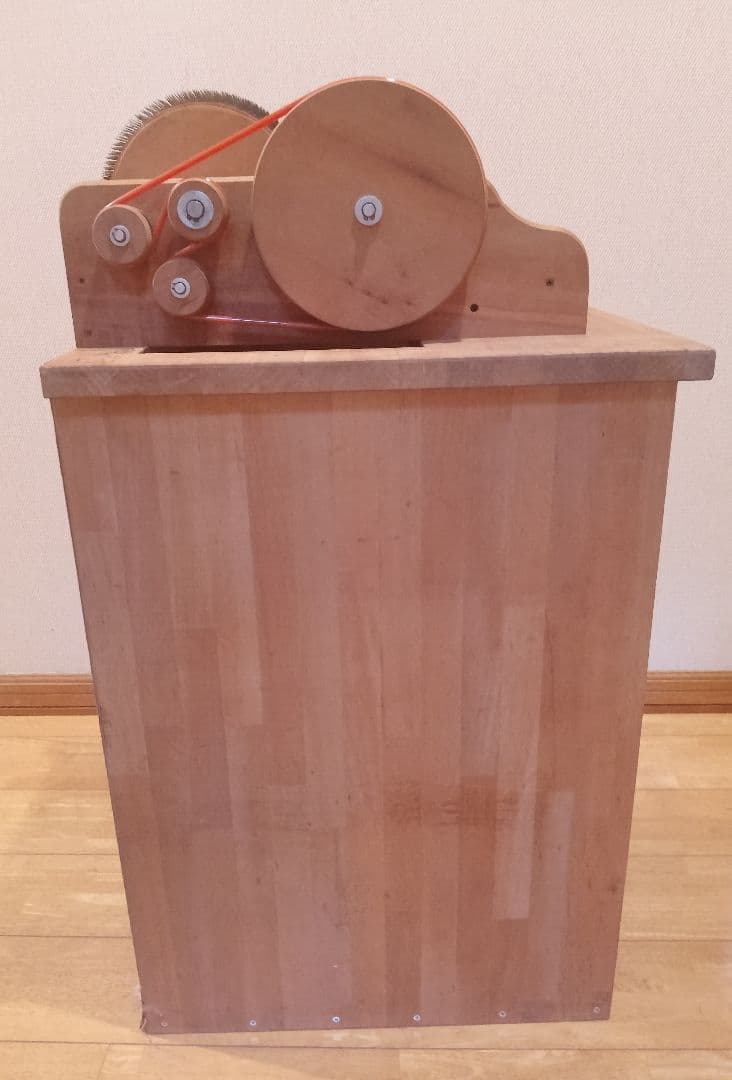 アシュフォード社 ドラムカーダー 塵取り受け付きカスタムラック