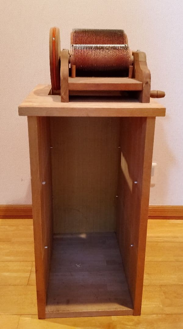 アシュフォード社 ドラムカーダー 塵取り受け付きカスタムラック