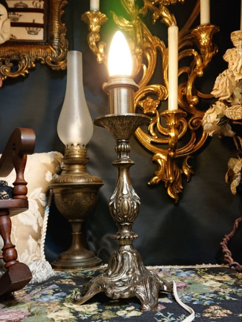 【更に値下げ☆】ヴィンテージ ランプスタンド カスタム オーダー アンティーク