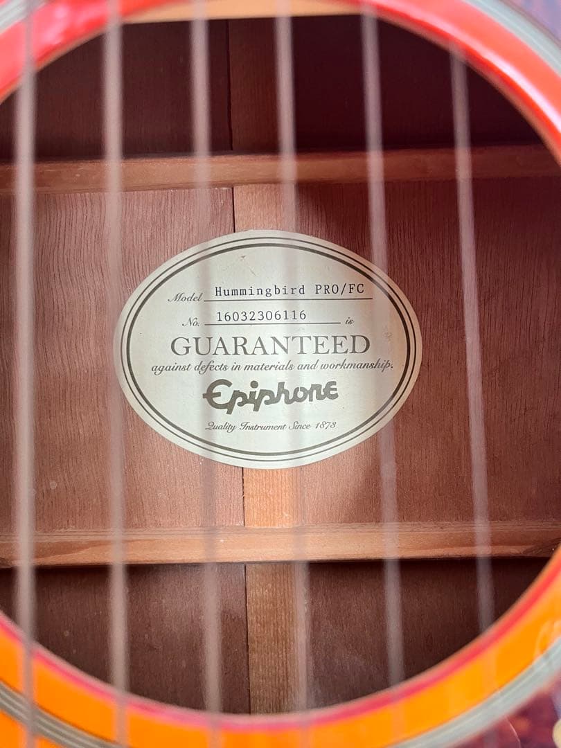 Epiphone Hummingbird PRO/FC アコースティックギター