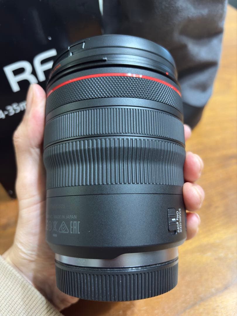 美品 Canon RF 14-35mm F4 L IS USM プロテクター付
