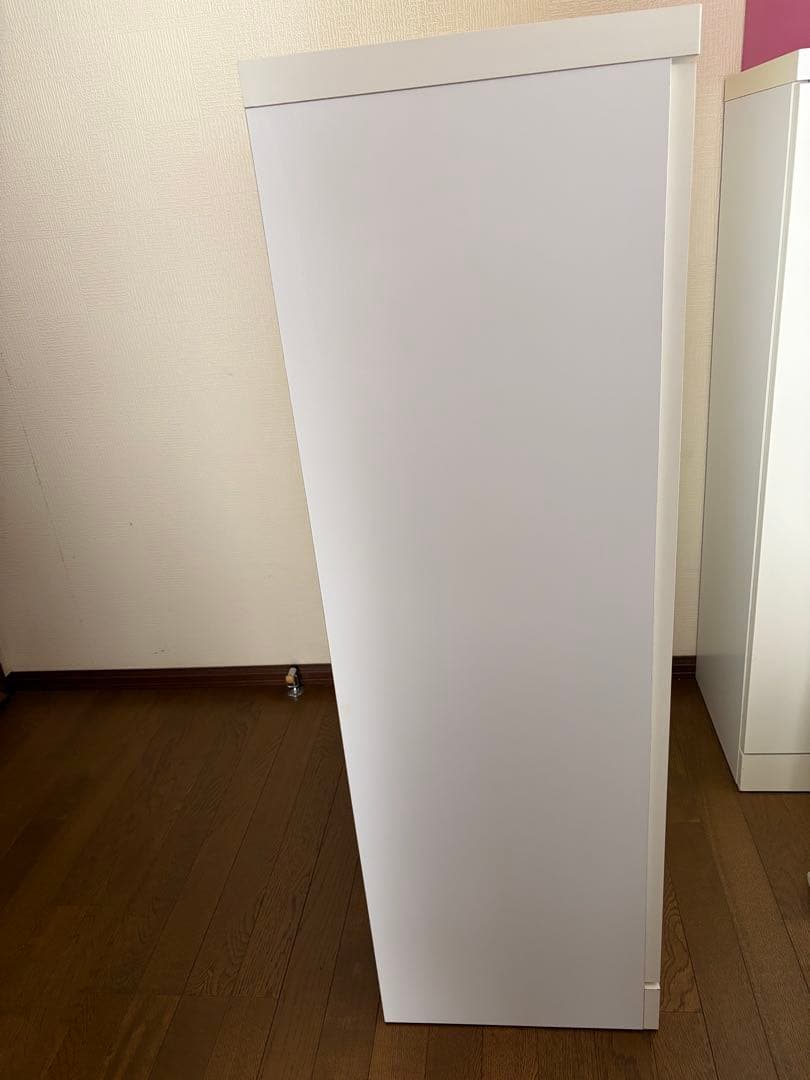 ホワイトキャビネット スリットデザイン 日本製キャビネット