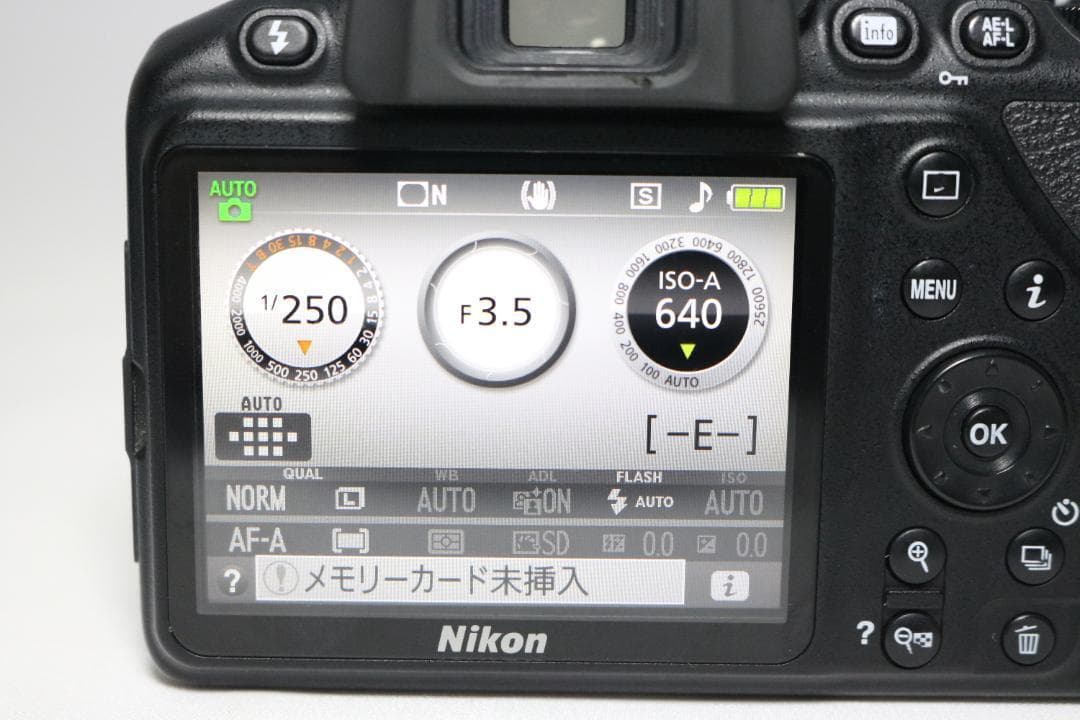 ⭐シリーズ最新！ Nikon D3500 ⭐ ダブルレンズセット ⭐一眼レフ