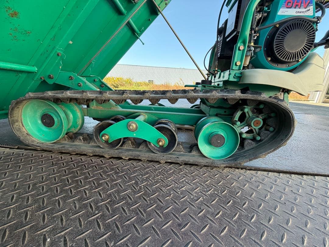 運搬車 BP412 手動ダンプ 4.2馬力クローラー 最大作業能力250㎏ 中古