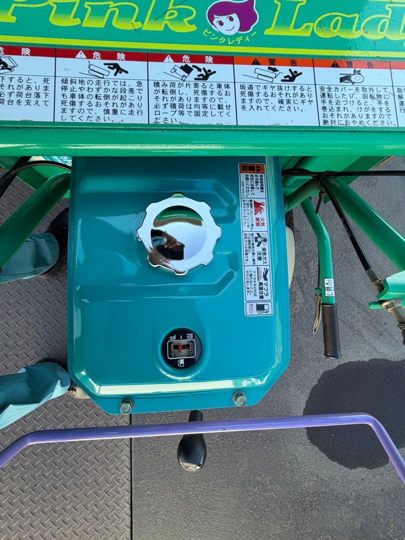 運搬車 BP412 手動ダンプ 4.2馬力クローラー 最大作業能力250㎏ 中古