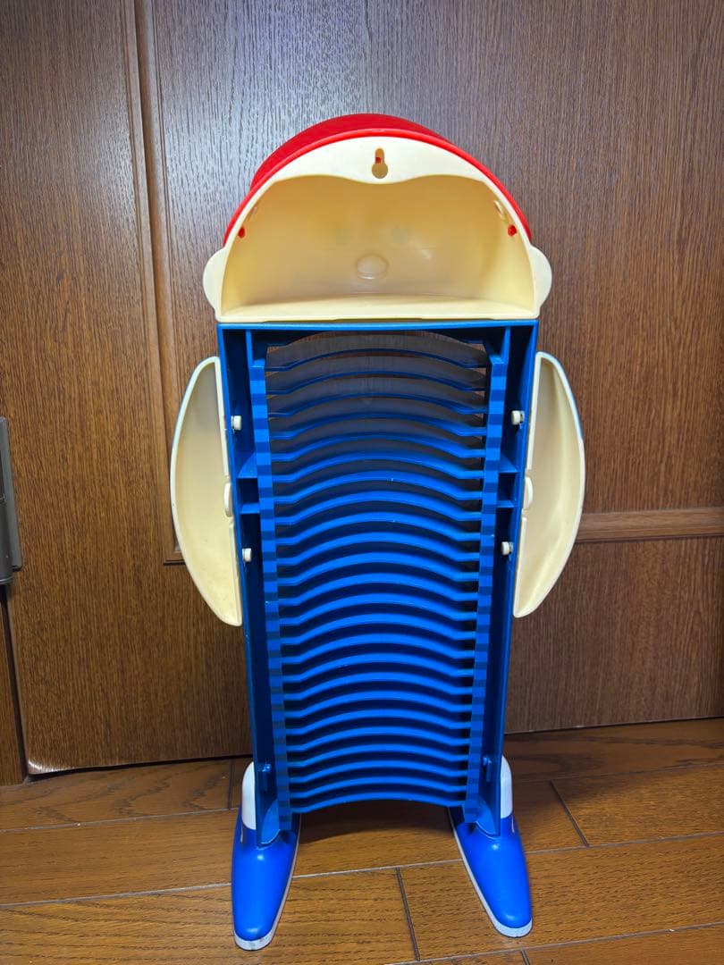 昭和レトロ キャラクター型 CDラック 収納 当時物 ポップ ディスプレイ