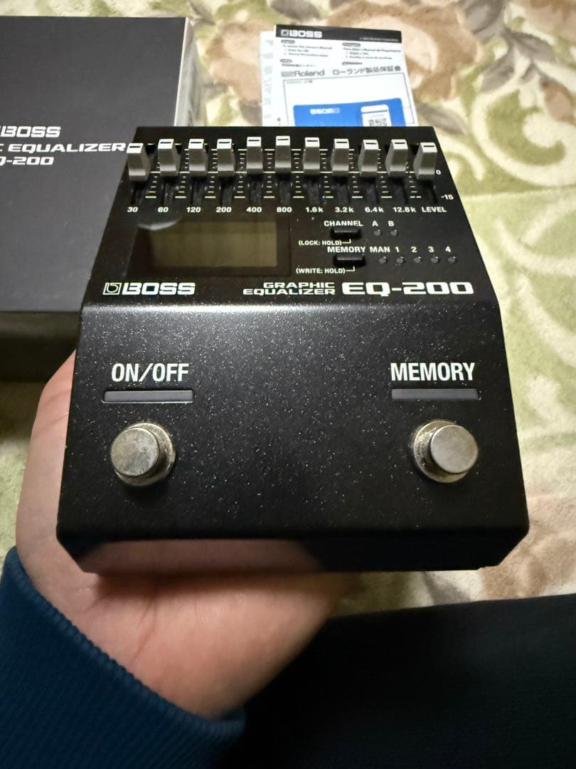 ギター BOSS EQ-200 graphic equalizer