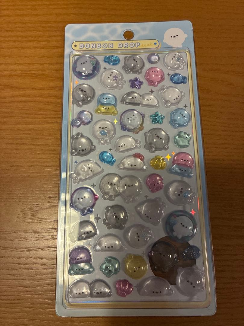 【正規品】水族館限定　ボンボンドロップシール　6種セット　ボンドロ